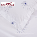 Fornecedor de roupa de cama de hotel de alta qualidade 100 conjuntos de cama de impressão de algodão 60 s 300TC design de moda de luxo